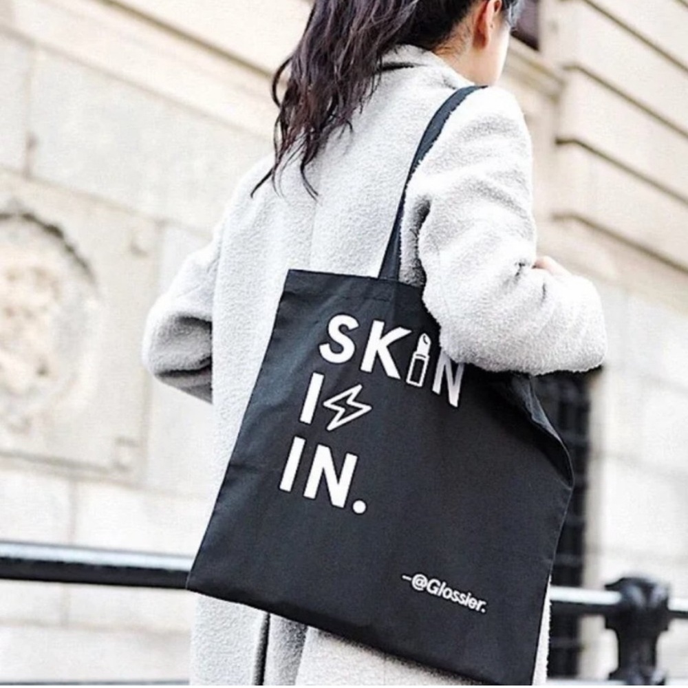 Glossier Black Skin is In Tote Bag